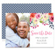 Watercolor Roses Photo Save The Date Announcements Image 3 of 3